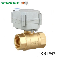 1 &quot;2-Wege-elektrisches Messing Motorisiertes Ein-Aus-Ventil für automatisches Bewässern (T25-B2-B)